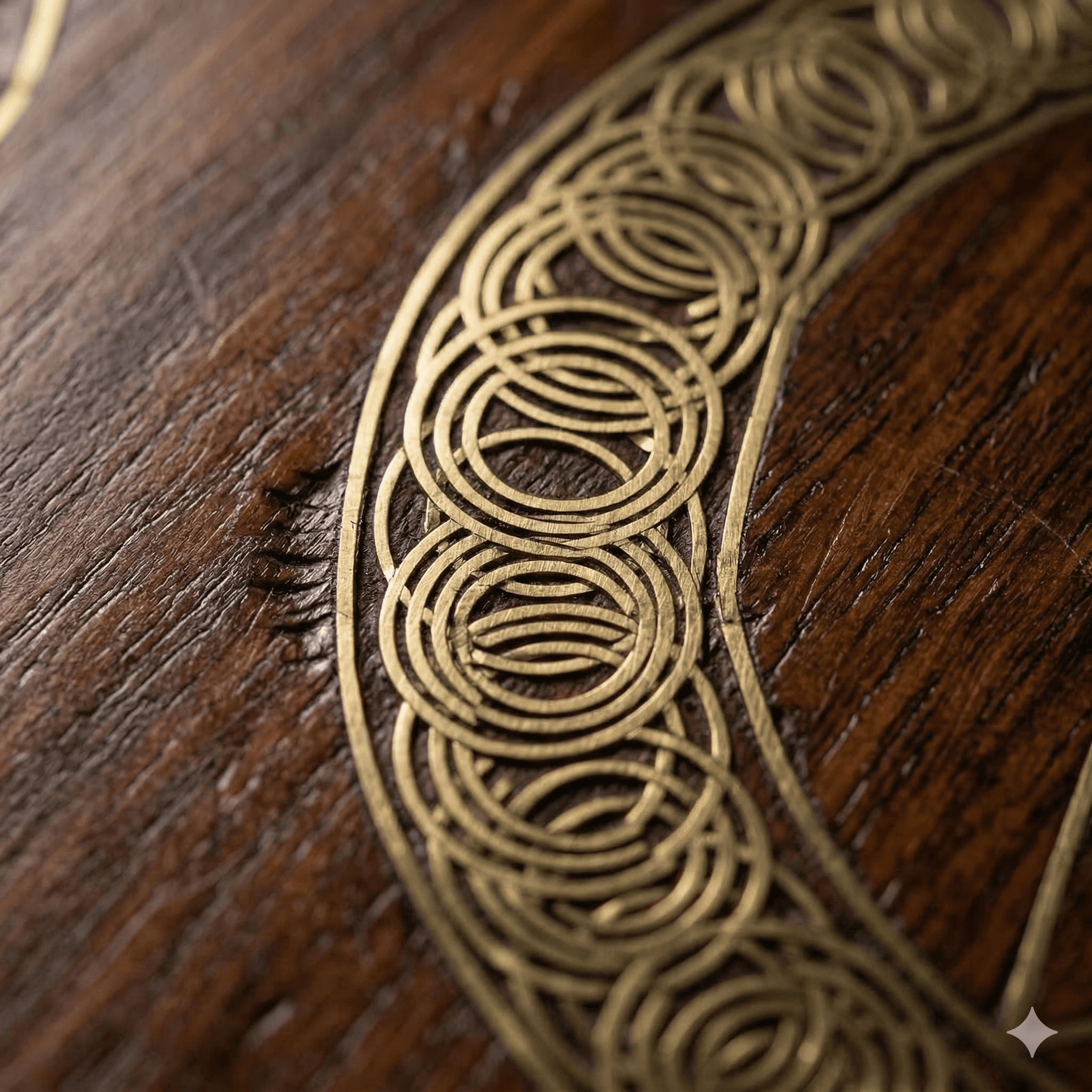 Inlaid Circular Teapoy Table 3