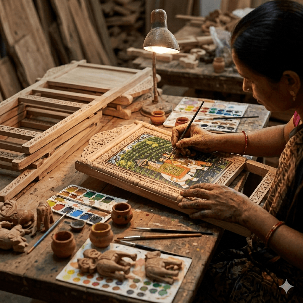 Hand-Painted Ambari Chairs 4