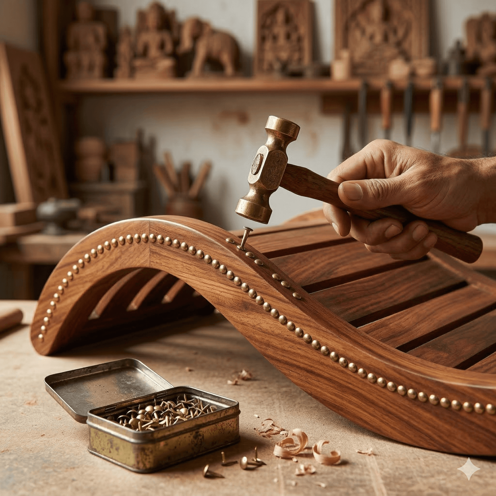 Royal Spindle-Back Settee 4