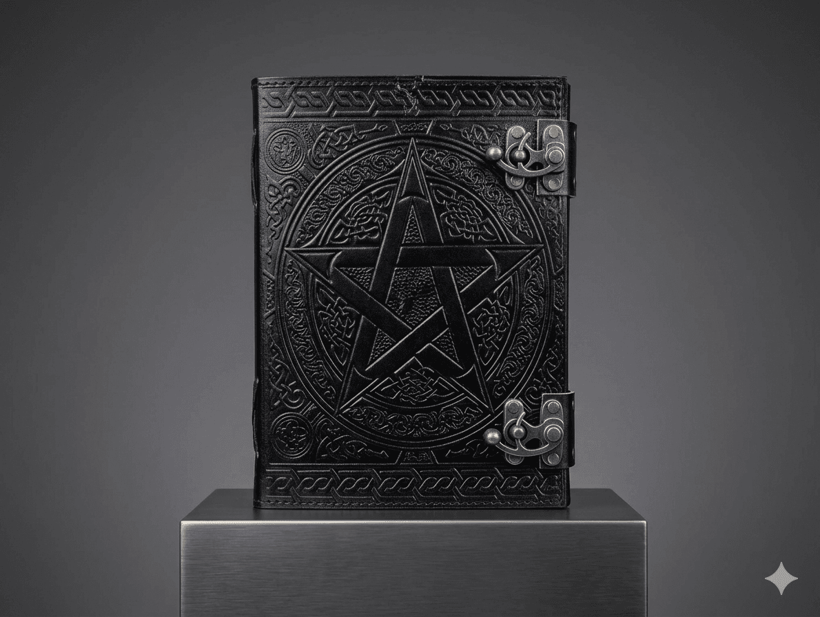 Celestial Pentagram Leather Journal 1