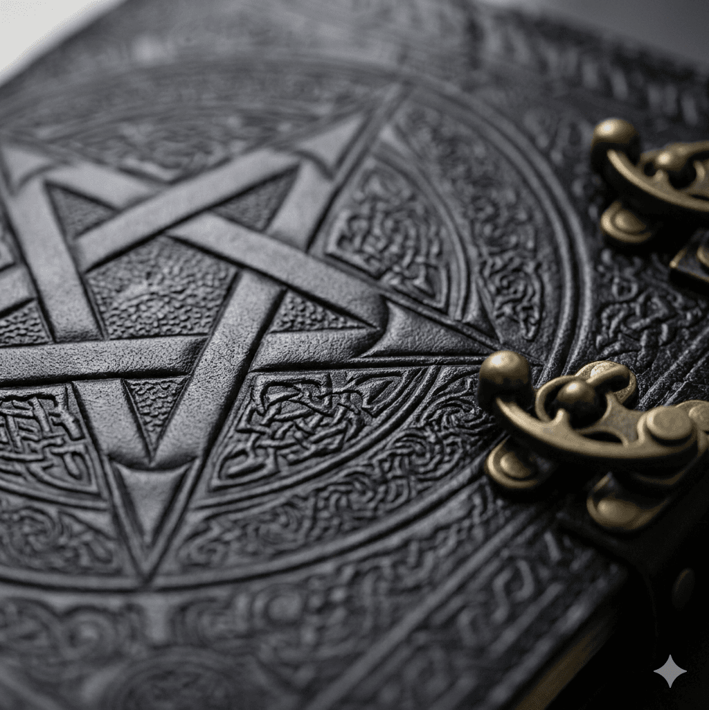 Celestial Pentagram Leather Journal 3
