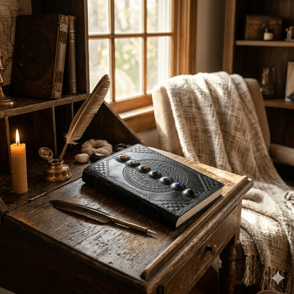 Midnight Seven Chakra Mandala Journal 2