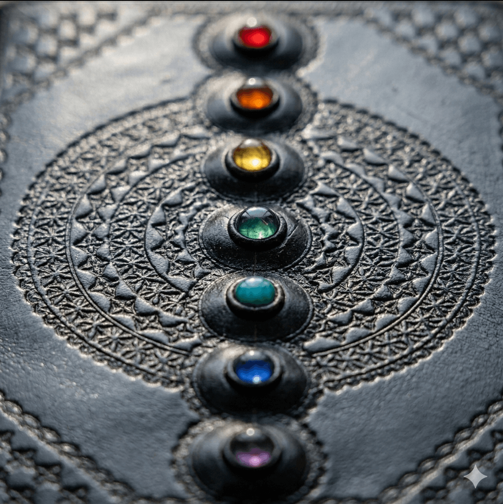 Midnight Seven Chakra Mandala Journal 3