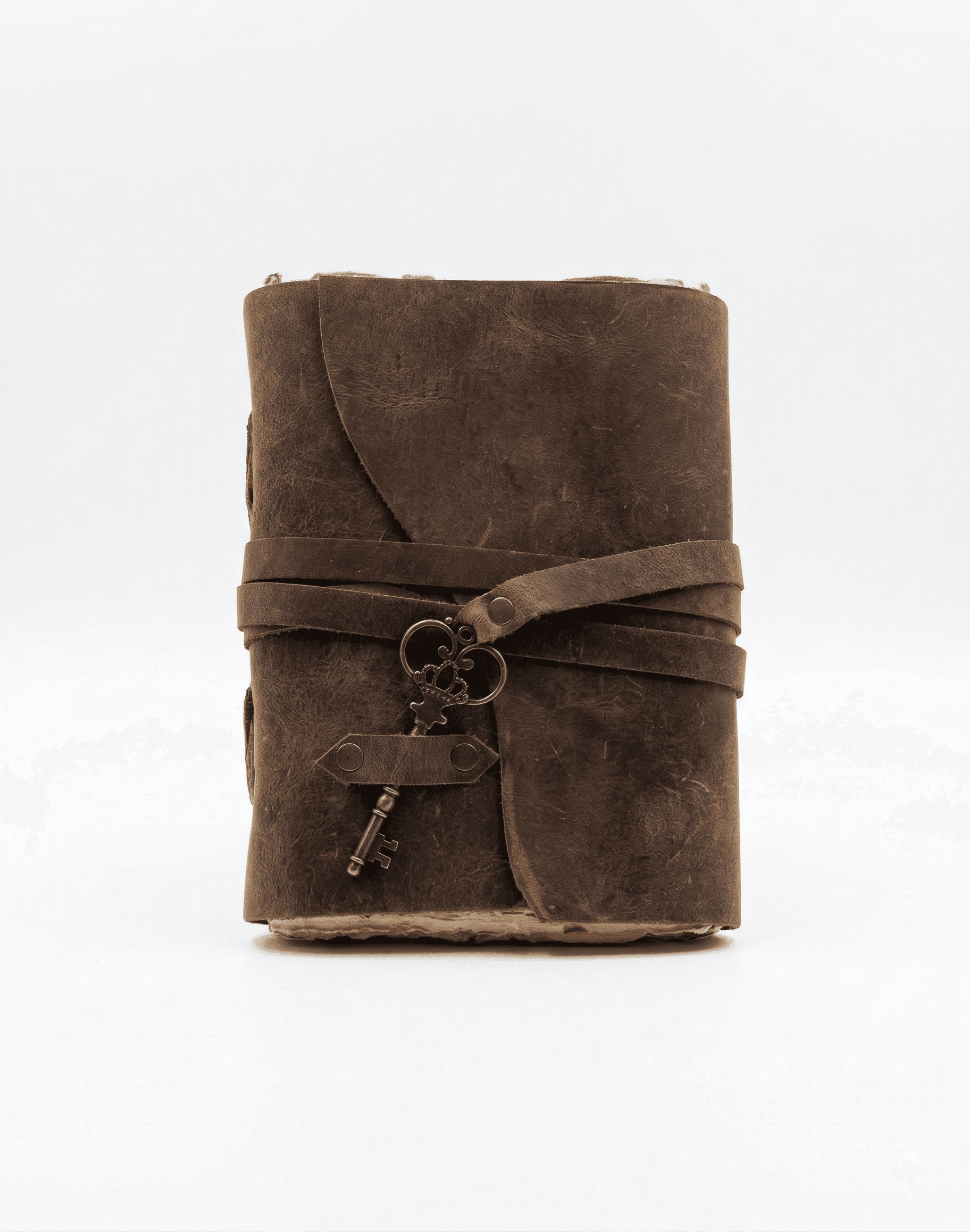 Minimalist Key Wrap Leather Journal 1