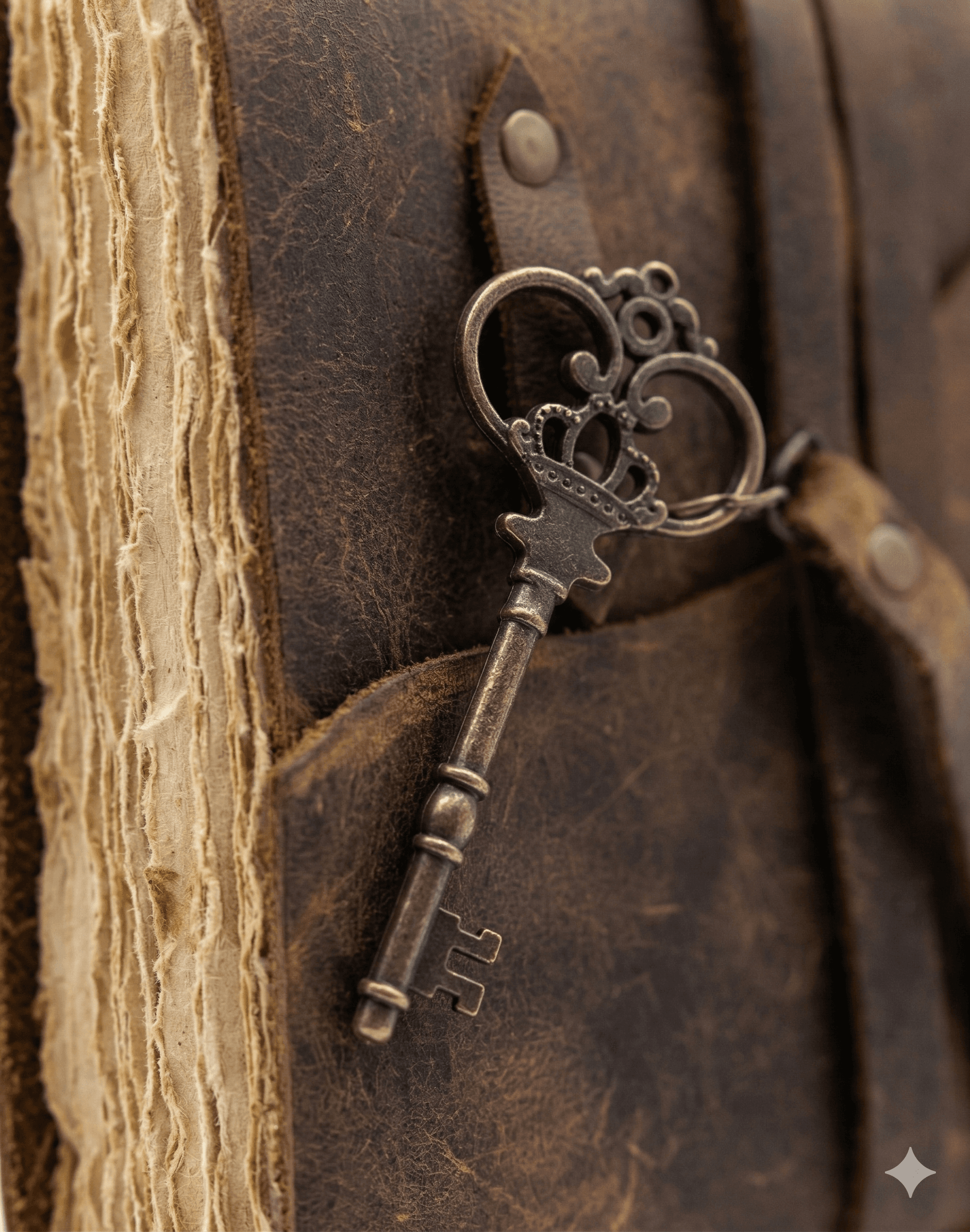 Minimalist Key Wrap Leather Journal 3