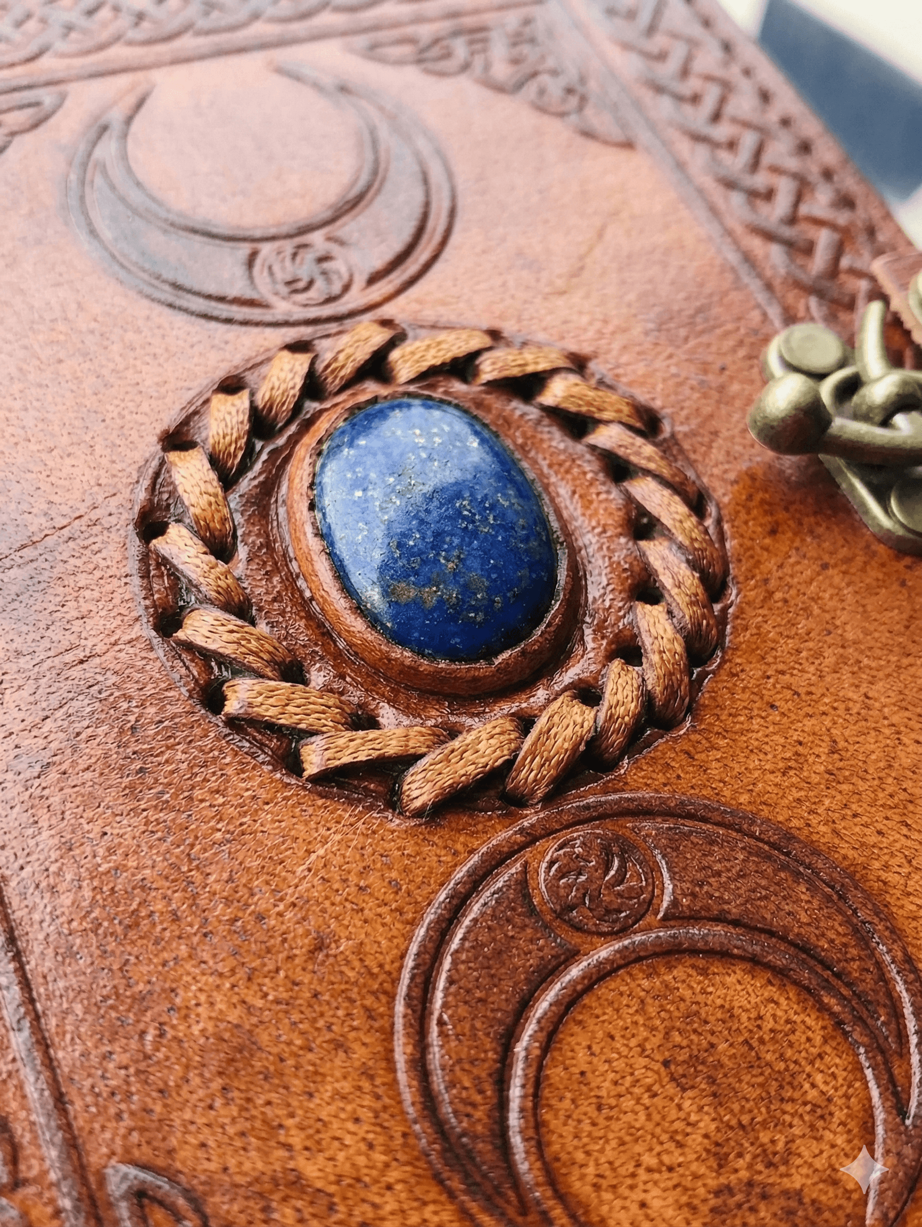 Triple Moon Lapis Lazuli Journal 3