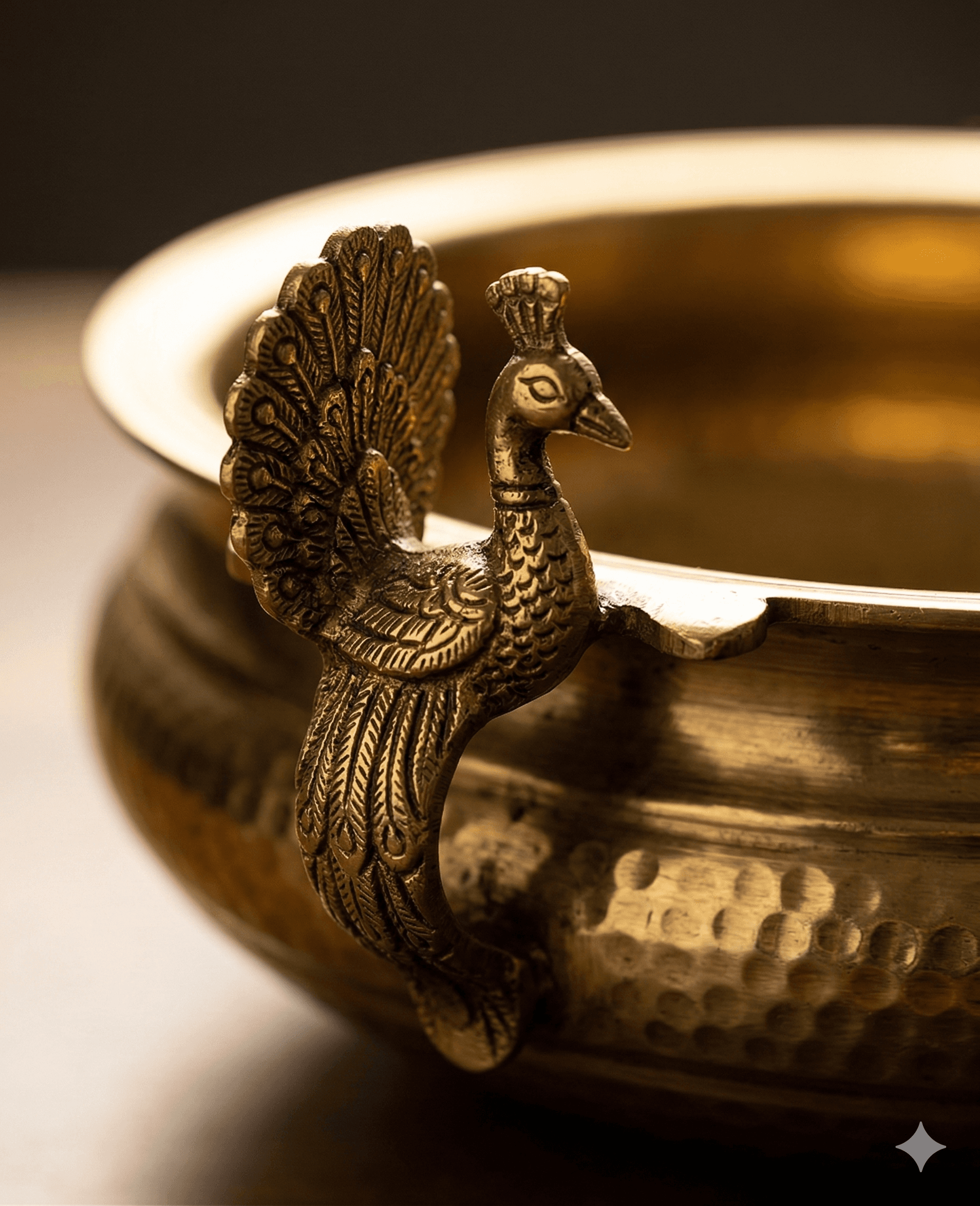 Ornamental Brass Urli / Decorative Bowl 3