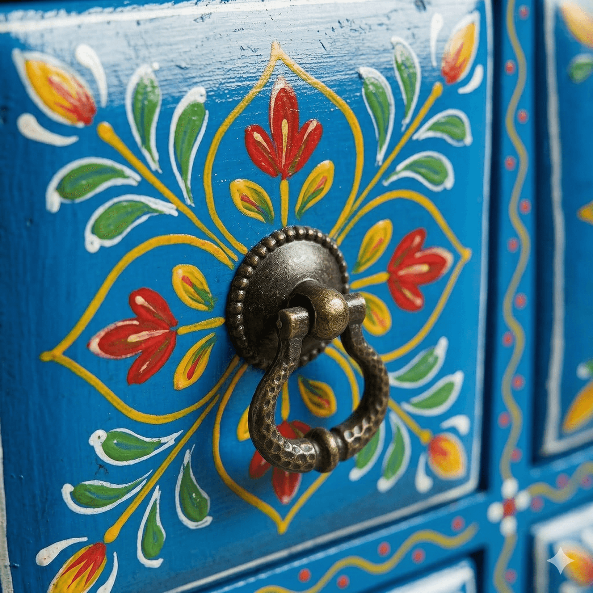 Painted Trunk/Storage Chest 3