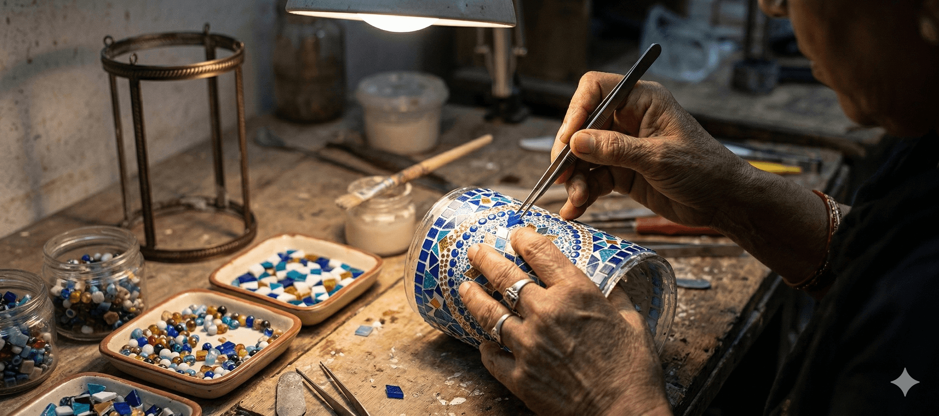 Mosaic Hanging Lamps 4