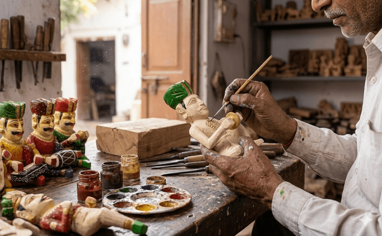 Adira Craftsmanship - Rajasthani Folk Musicians