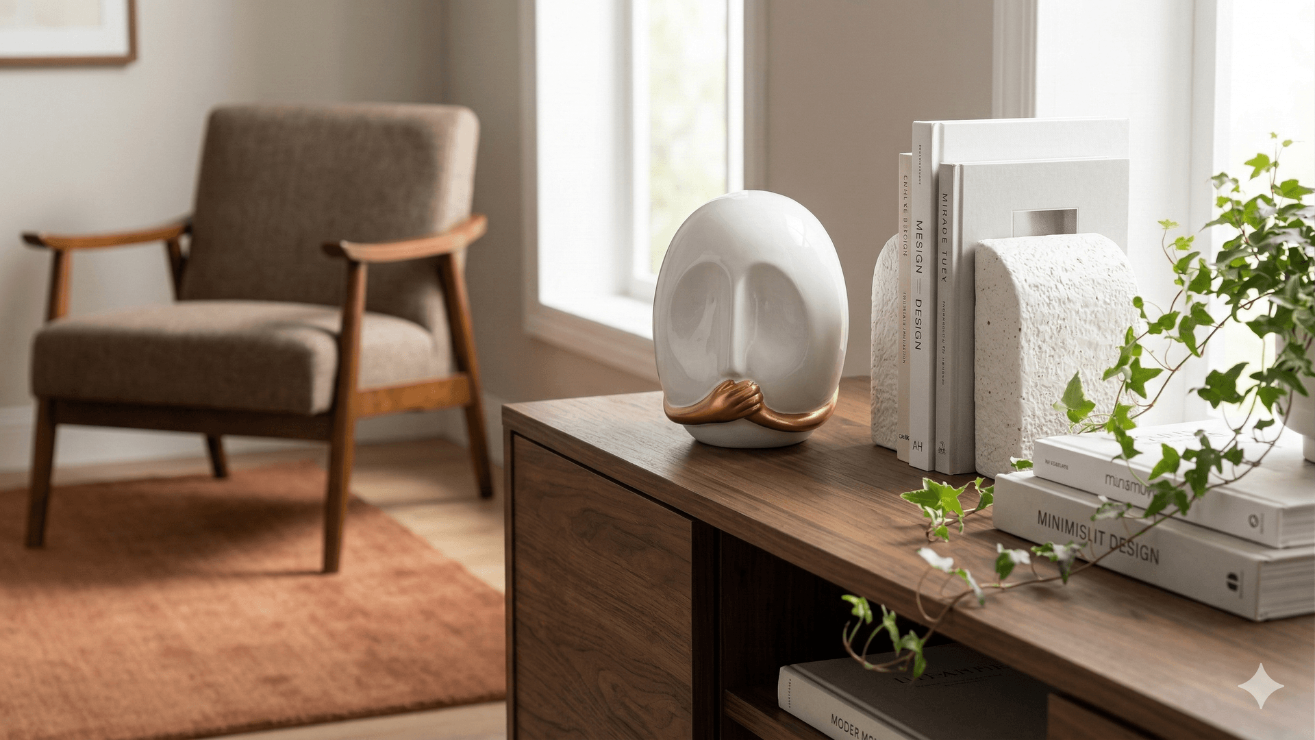 Abstract Secret Face Sculpture 2