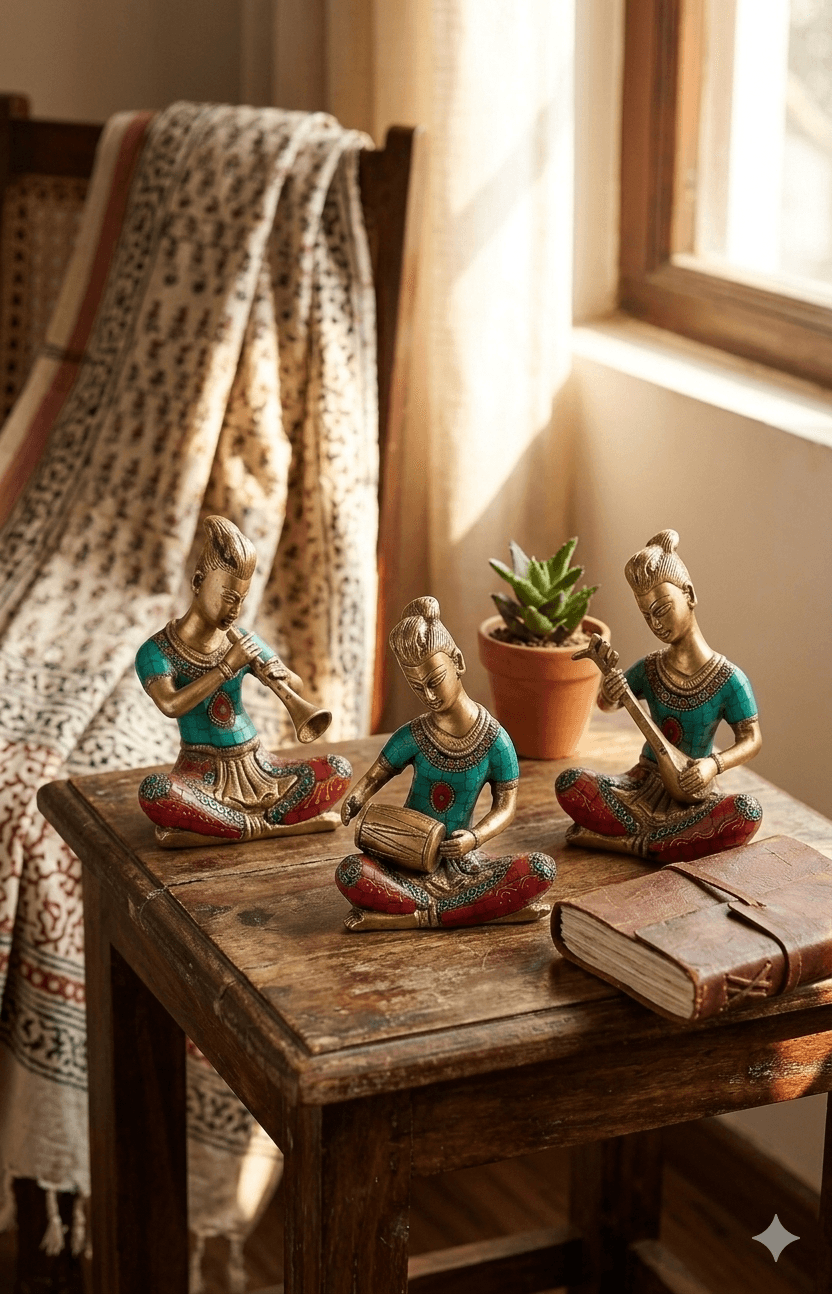 Brass Miniature Musician Idols 2