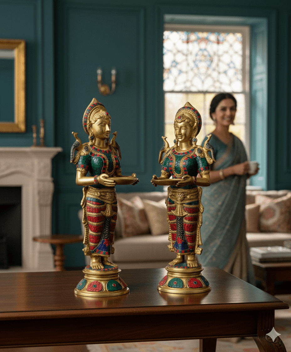 Royal Brass Deep-Lakshmi Pair 2