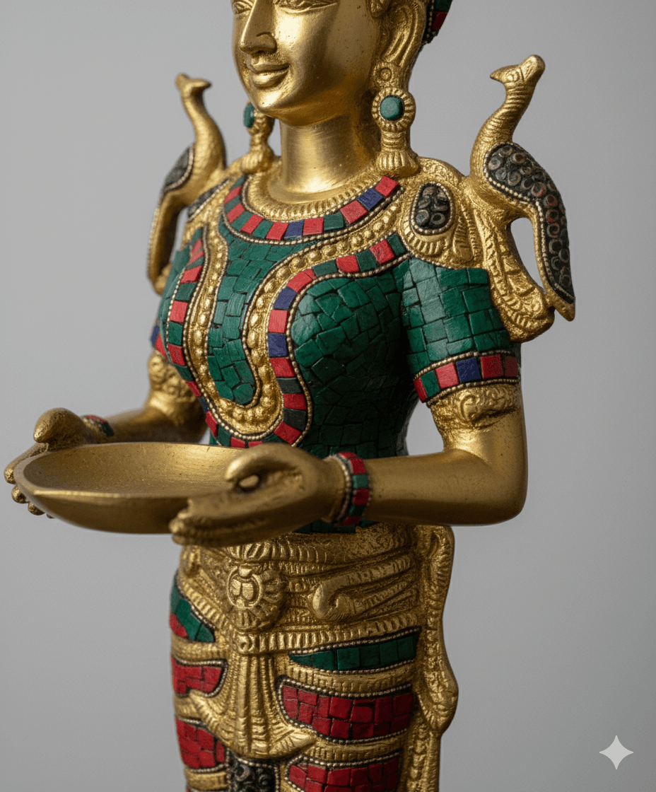 Royal Brass Deep-Lakshmi Pair 3
