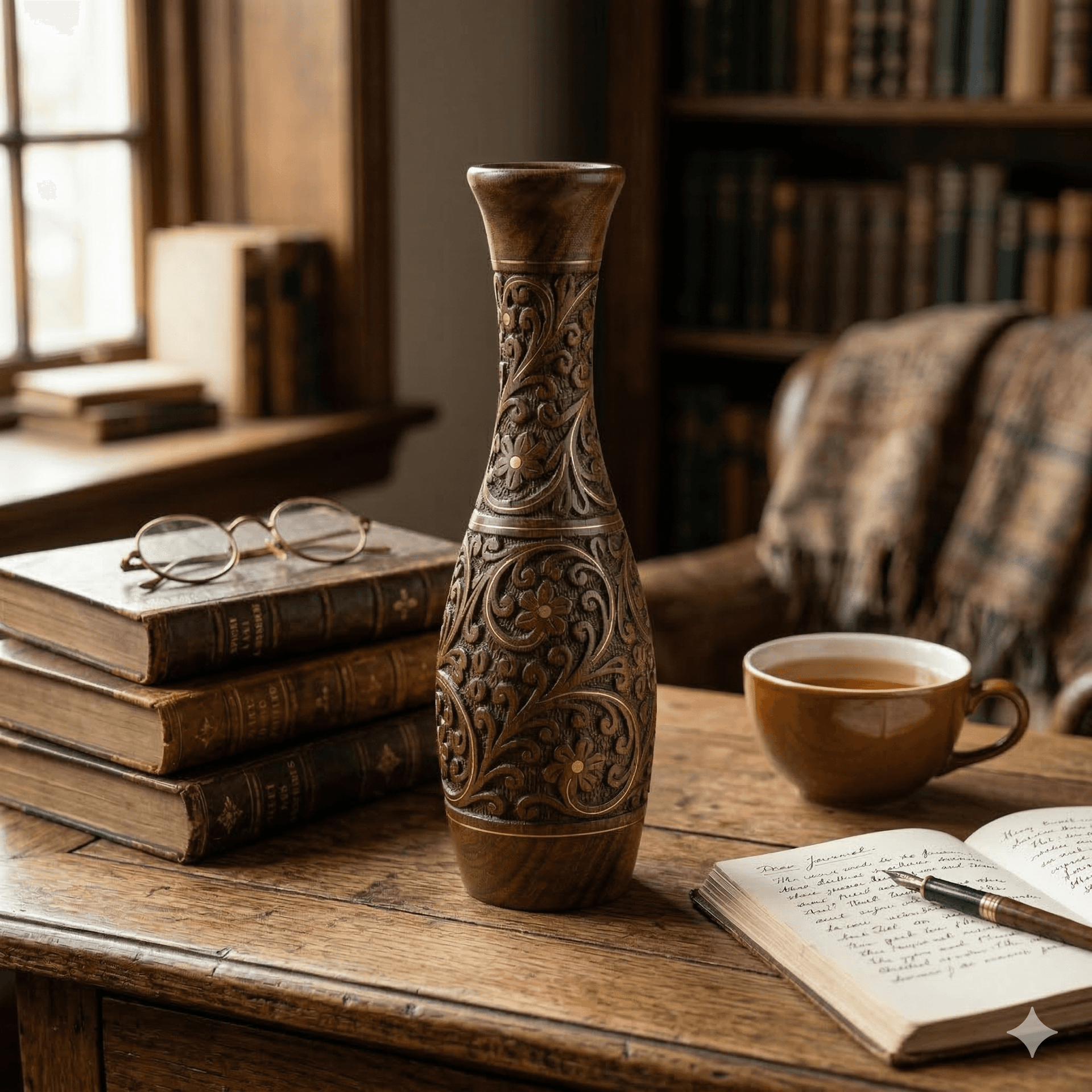 Scrolling Vine Miniature Vase 2