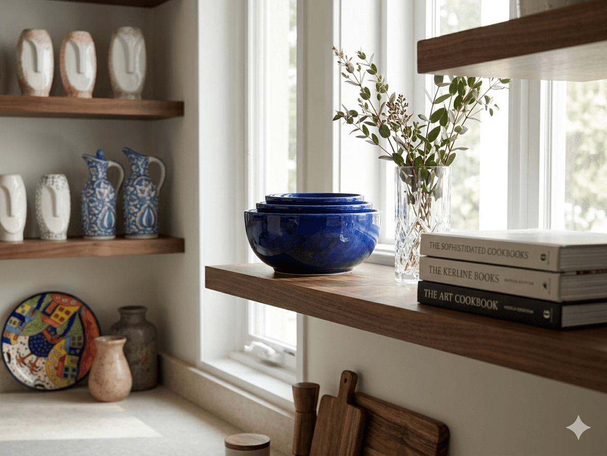 Indigo Blue Glazed Nesting Bowls 2