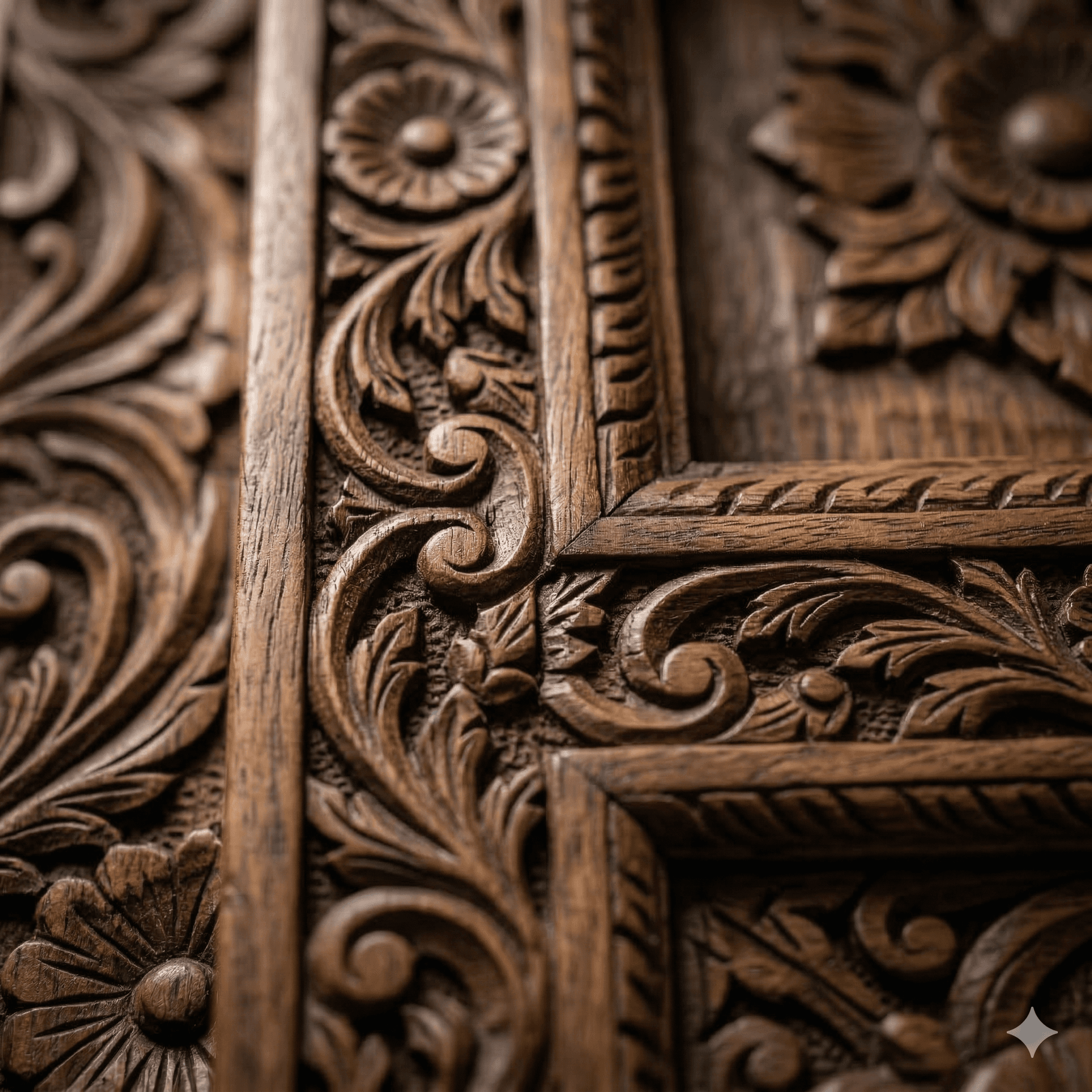 Ornate Hand-Carved Rectangular Picture Frames 3