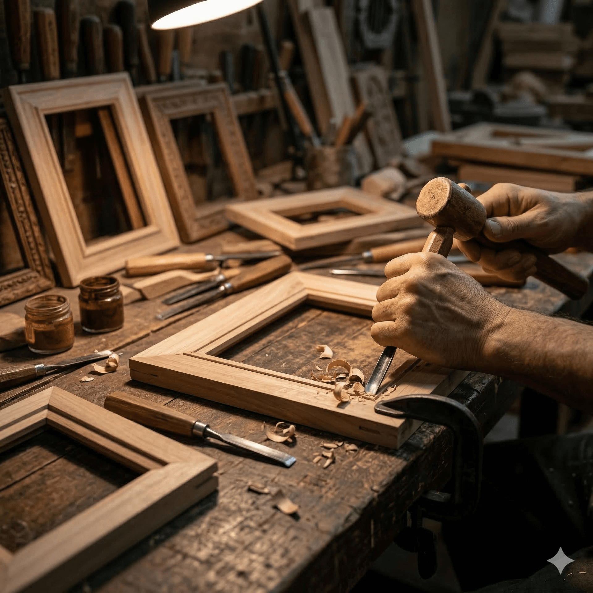 Ornate Hand-Carved Rectangular Picture Frames 4
