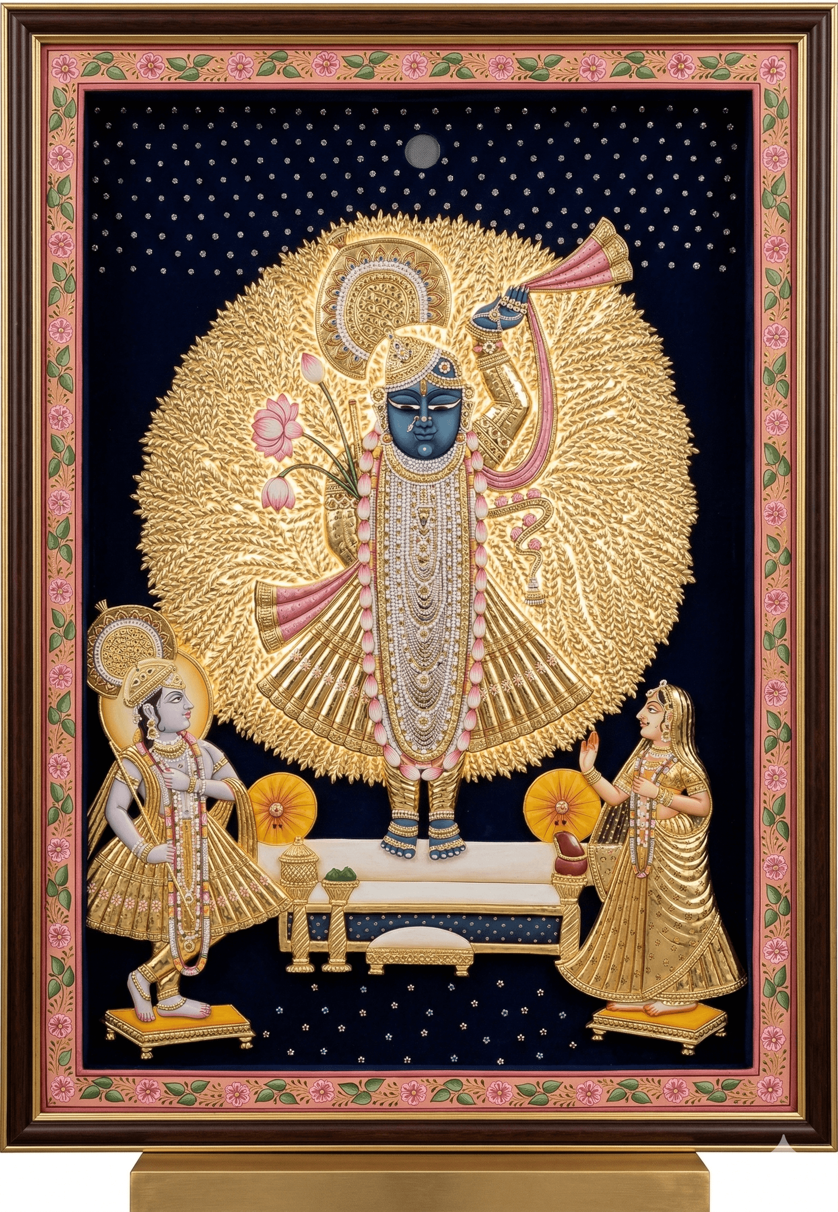 Glow-Series Shrinathji 3D Relief Frame 1