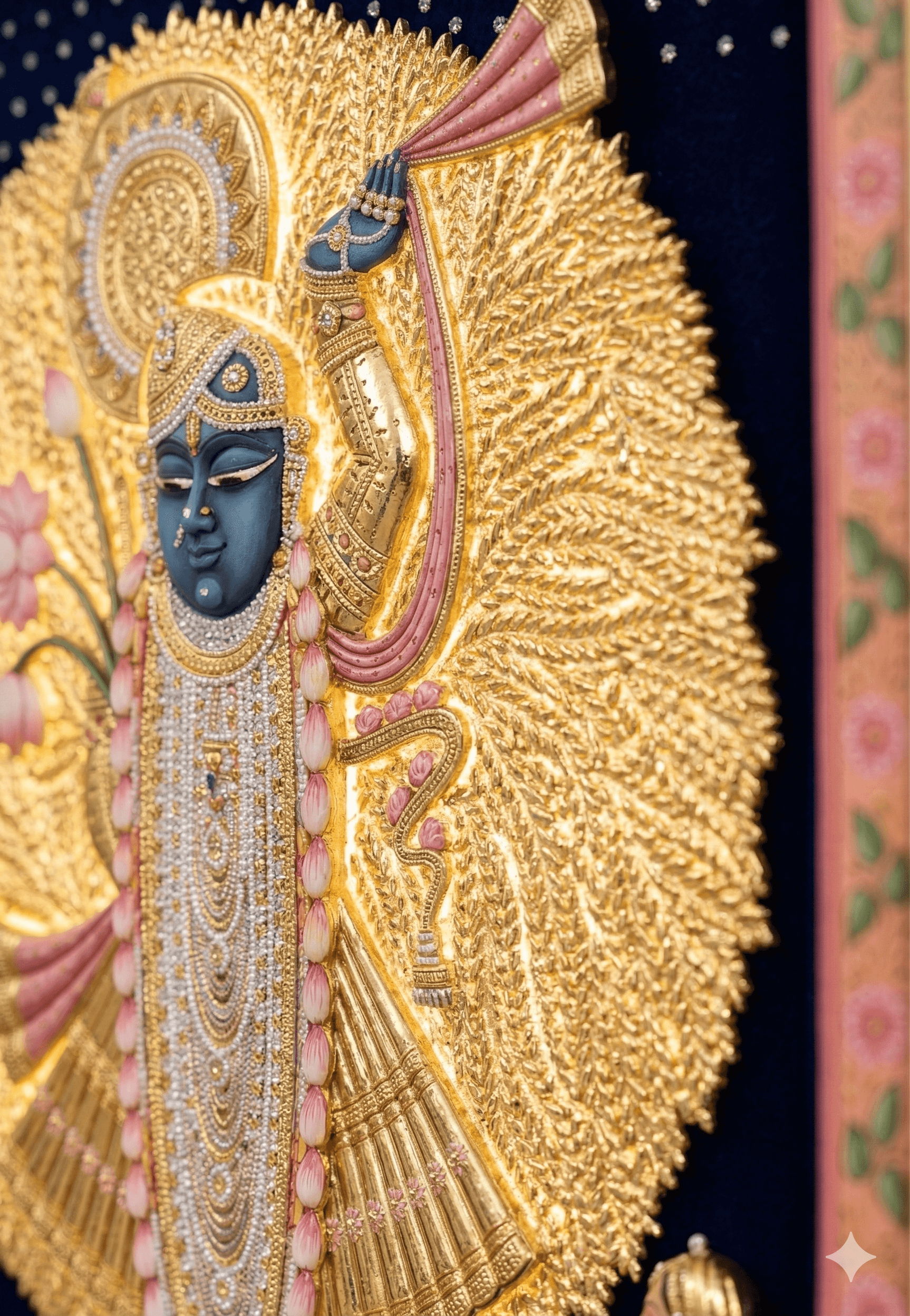 Glow-Series Shrinathji 3D Relief Frame 3