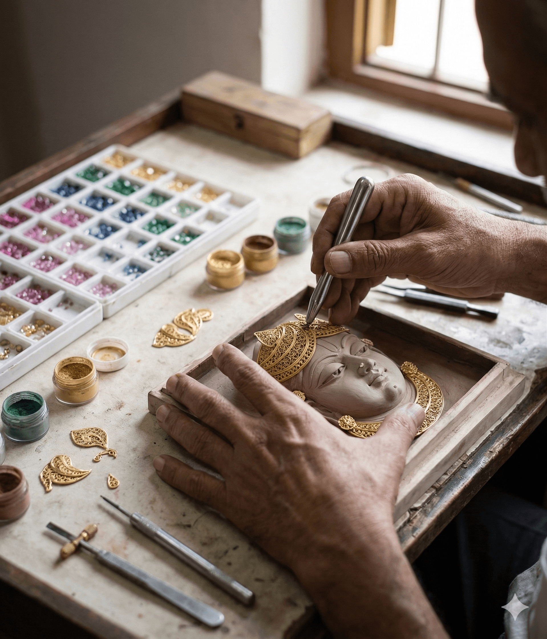 Heritage 3D Shrinathji Relief - Midnight Onyx 4