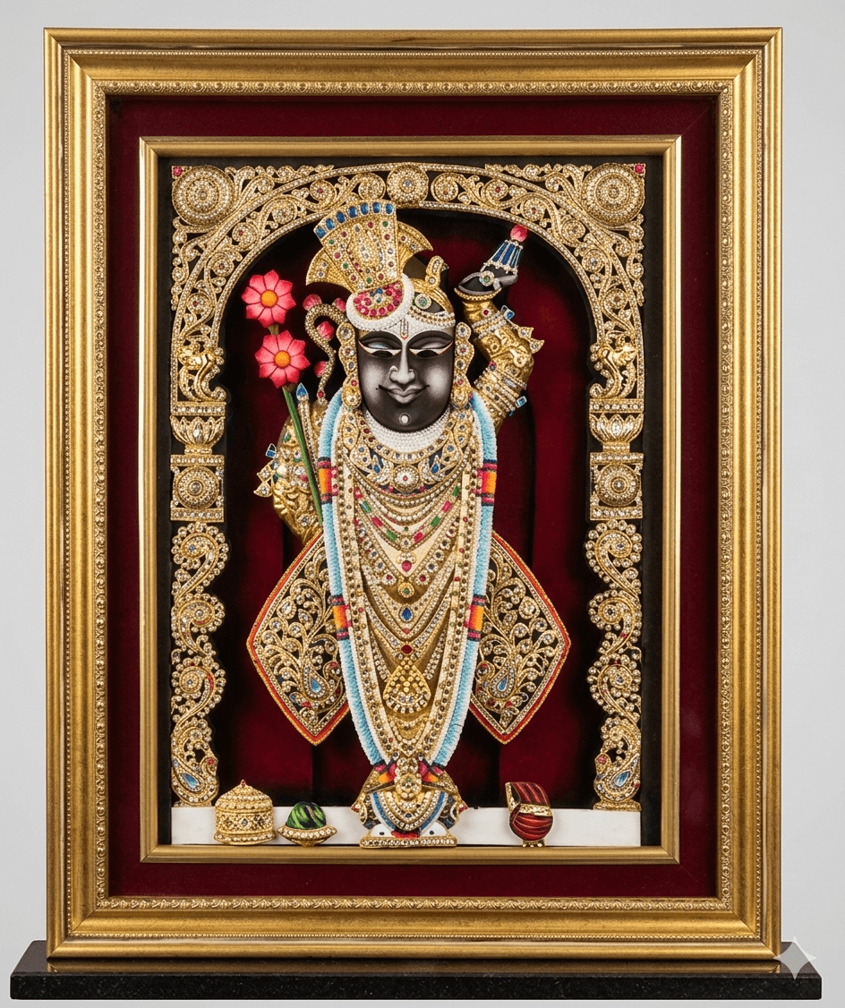 Luminous Shrinathji 3D Shadow Box 1