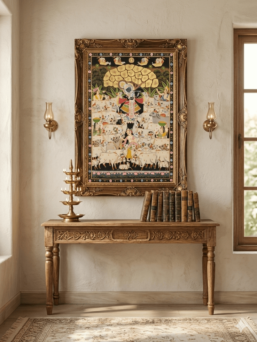 Pichwai Art - The Gathering of Cows 2