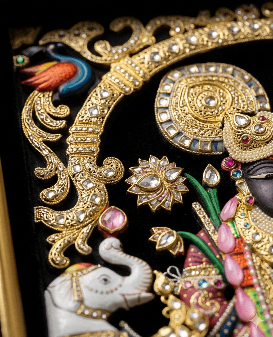 Shringar Shrinathji Relief - Classic Black 3