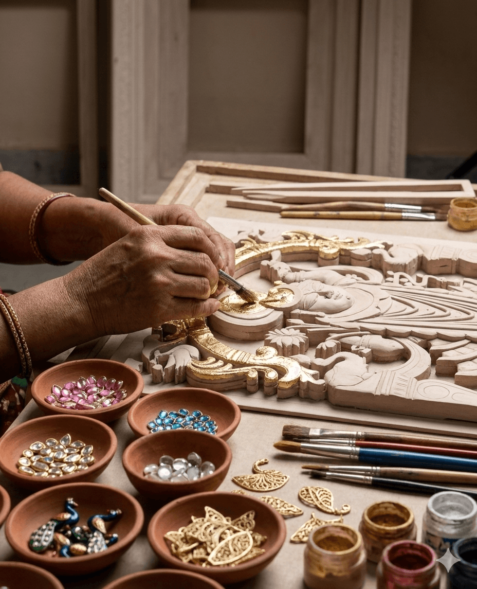 Shringar Shrinathji Relief - Classic Black 4